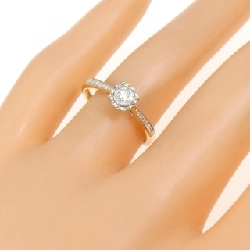 Nhẫn kim cương 750YG/750WG 0.03CT 670987