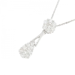 K18WG Dây chuyền kim cương 0.50CT - Hàng hiệu Chính hãng 860546