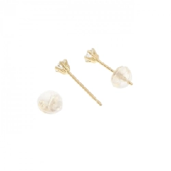 K18YG Solitaire Bông tai Kim cương 0.30CT - Hàng hiệu Chính hãng 868686