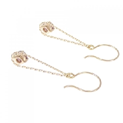 K18PG Bông tai Cubic - Hàng hiệu Chính hãng 869357