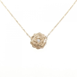 K18PG Rose Diamond Necklace 0.03CT - Hàng hiệu Authentic