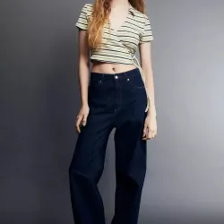 ÁO H&M CROPTOP THUN GÂN BỌC NGOÀI SIZE M 784888
