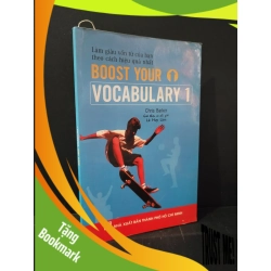 (TẶNG BOOKMARK) Boost your vocabulary 1 mới 80% bẩn bìa, ố nhẹ 2004 Chris Barker RBK3004 HỌC NGOẠI NGỮ