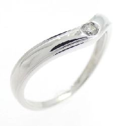 Nhẫn kim cương Solitaire K18WG 0.03CT