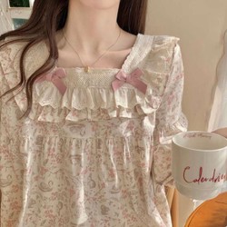 Set đồ ngủ tiểu thư Hàn Quốc freesize 82885