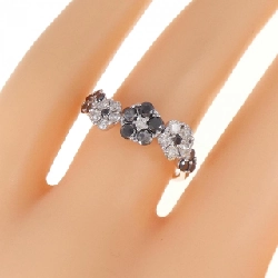 Nhẫn kim cương hoa K18WG 1.00CT 672679