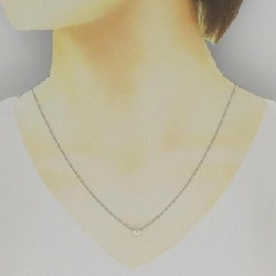 Dây chuyền kim cương PT900/PT850 0.220CT D VS2 hình trái tim - Hàng hiệu Chính hãng 874512