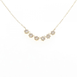 Dây chuyền kim cương K18YG 0.50CT - Hàng hiệu chính hãng