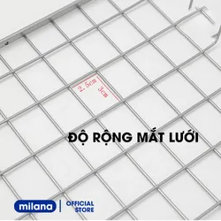 2c Khay Lưới Sắt Để Đồ Dưới Bàn Học, Kệ Khung Gài Siêu Gọn Gàng - Size 33x23cm  576424