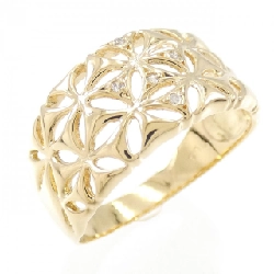 Nhẫn kim cương K18YG 0.03CT