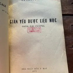  R. PARIS & H, MOYSE  GIẢN YẾU DƯỢC LIỆU HỌC PHẦN ĐẠI CƯƠNG 698356