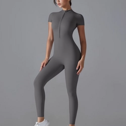 Đồ thể thao cao cấp co giãn & thoáng khí tập Yoga, Zumba, Gym (Size M) - Màu xám 334168