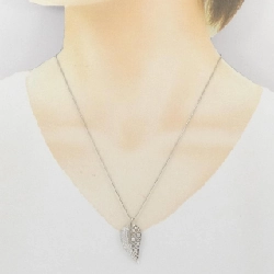 Dây chuyền kim cương PT900/PT850 hình lá 0.50CT - Hàng hiệu chính hãng 858707