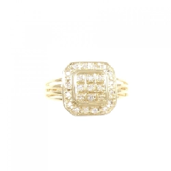 Nhẫn kim cương K18YG 0.13CT - Hàng hiệu Authentic 853941