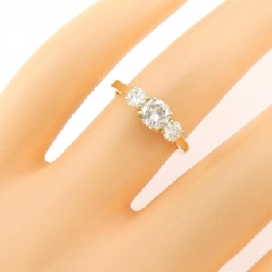 Nhẫn kim cương K18YG 0.557CT - Hàng hiệu Authentic 850493