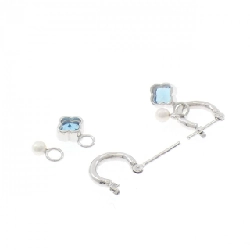 K14WG 2WAY Blue Topaz Bông tai - Hàng hiệu Chính hãng 869033