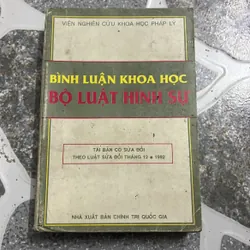 [luật] Bình luận khoa học Bộ luật hình sự 1985 382587