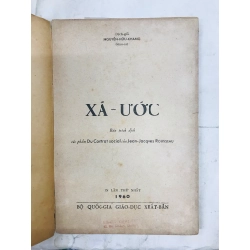 Xã ước - dịch giả Nguyễn Hữu Khang ( in lần nhất )