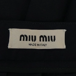 Chân váy mini Batavia xếp ly MIU MIU MG2040 S232 11AD 648968