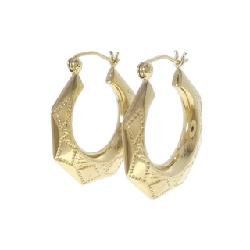 K18YG Bông tai - Hàng hiệu Authentic