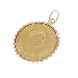 585YG(枠) Dây chuyền đồng xu - Hàng hiệu Authentic 867048