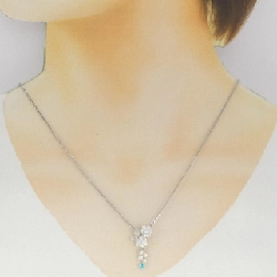 K18WG Hoa Tai Paraiba Tourmaline 0.11CT - Hàng hiệu Chính hãng 857140