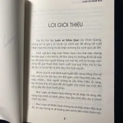 Luận về Nhân Quả của tác giả Thượng tọa, Tiến sĩ Thích Chân Quang. 1044404