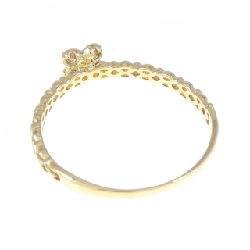 Nhẫn kim cương hoa K18YG 0.10CT 670500