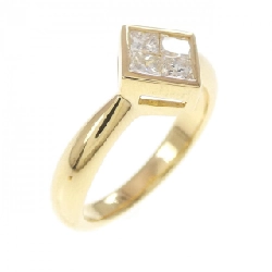 Nhẫn kim cương K18YG 0.50CT 666024