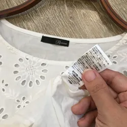 [Siêu Phẩm Nhật] Áo kiểu mori vintage hoa thêu xô thô đục lỗ dáng xoè babydoll Nhật 695500