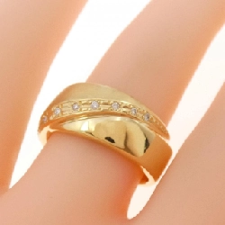 Nhẫn kim cương K18YG 0.04CT - Hàng hiệu Authentic 853895