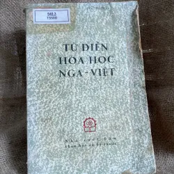 Từ điển hóa học Nga Việt - khổ lớn -1973; hơn 300 trang 