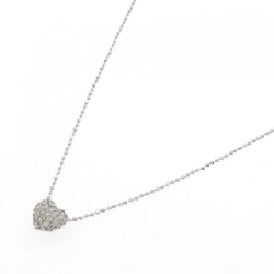 K18WG Dây chuyền kim cương hình trái tim 0.25CT - Hàng hiệu Chính hãng 847812