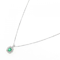 Dây chuyền Emerald PT950/PT850 0.08CT - Hàng hiệu Chính hãng 861884
