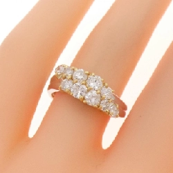 Nhẫn kim cương K18YG/PT850 1.02CT 669878