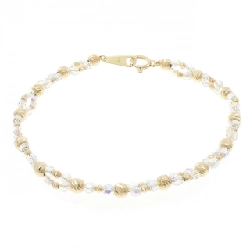 K18YG Vòng tay thủy tinh - Hàng hiệu Chính hãng 873685