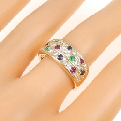 Nhẫn đá màu K18YG - Hàng hiệu Authentic 846732