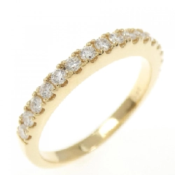 Nhẫn kim cương K18YG Half Eternity 0.32CT - Hàng hiệu Chính hãng