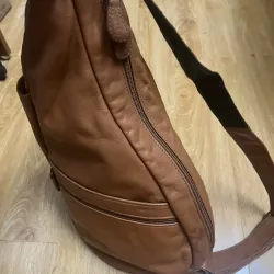 Túi nam 22*43*12 da thật đeo chéo 2hand 1006655