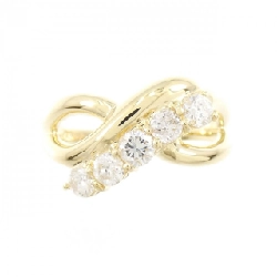 Nhẫn kim cương K18YG 0.50CT 671117