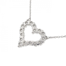 Dây chuyền kim cương hình trái tim PT900/PT850 1.00CT - Hàng hiệu Chính hãng 857872
