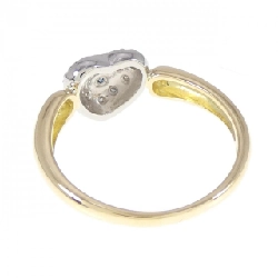 Nhẫn kim cương hình trái tim 750YG/PT900 0.10CT - Hàng hiệu Chính hãng 856337