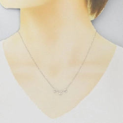 K18WG Dây chuyền kim cương 0.375CT - Hàng hiệu Chính hãng 861985