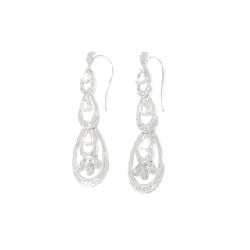 K18WG Morganite Bông tai 1.13CT - Hàng hiệu Chính hãng 877286