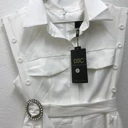 Đầm sơ mi trắng size S còn nguyên tem 695654