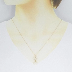 K18YG Ngọc trai Akoya Dây chuyền 8mm - Hàng hiệu Chính hãng 858117