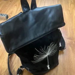 Balo nữ da thật phối da lộn 2hand 992648