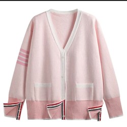 Cardigan “ThomBr” Kẻ Sọc Form Rộng Size S