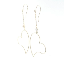 K10YG Bông tai hình trái tim - Hàng hiệu Chính hãng 871813