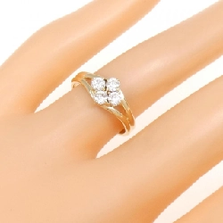 Nhẫn kim cương K18YG 0.40CT 671014